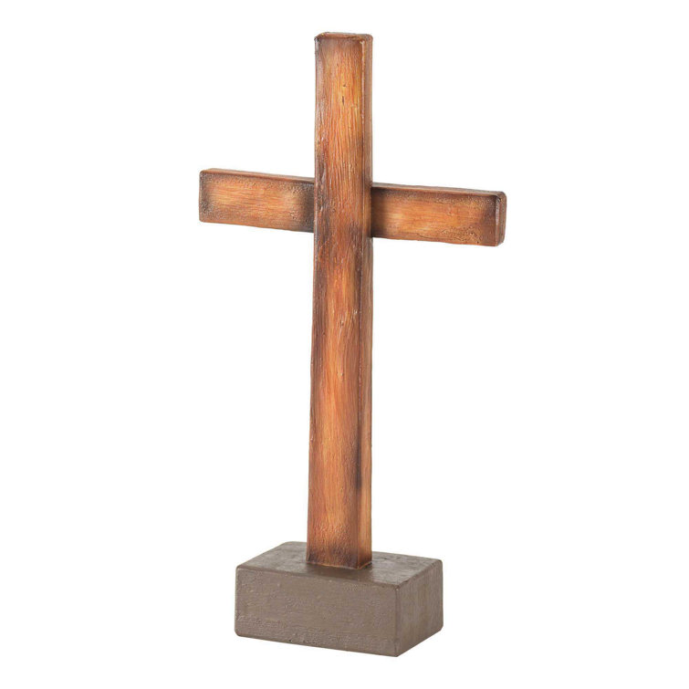 Millwood Pines Tabletop Cross Figurine Wayfair